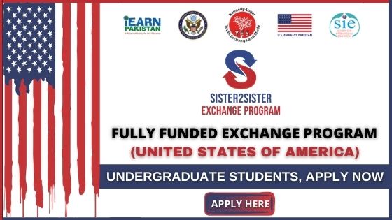 Study in  USA: Fully Funded Sister2Sister Exchange Program 2023